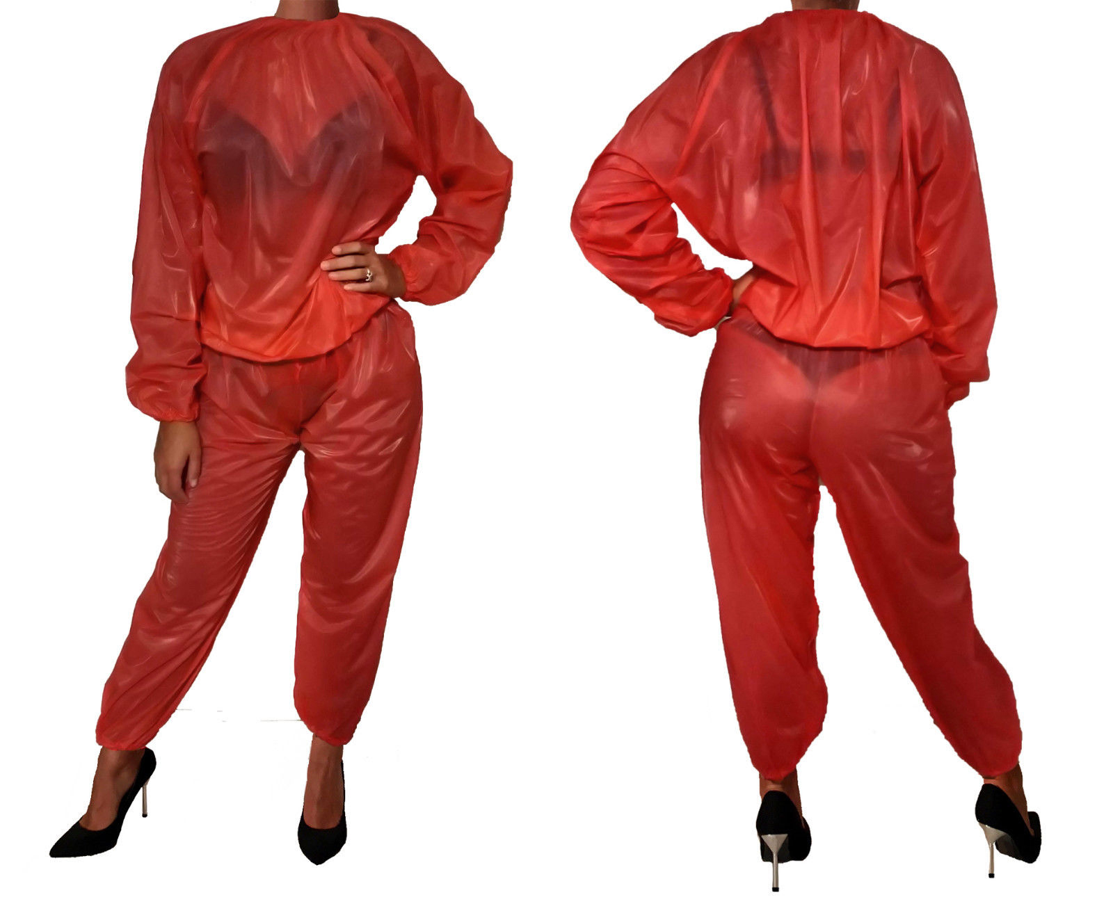 PVC-Anzug - Rot