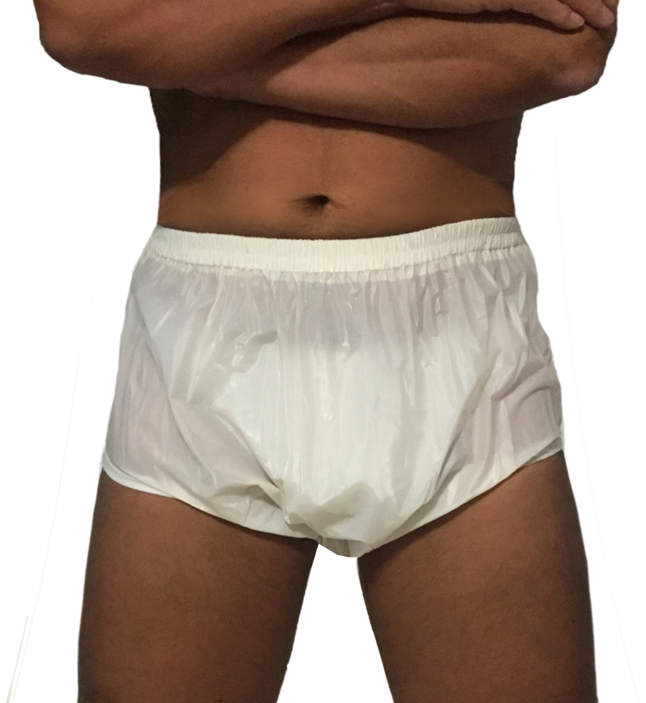 Windelhose für Erwachsene, genäht - Weiß