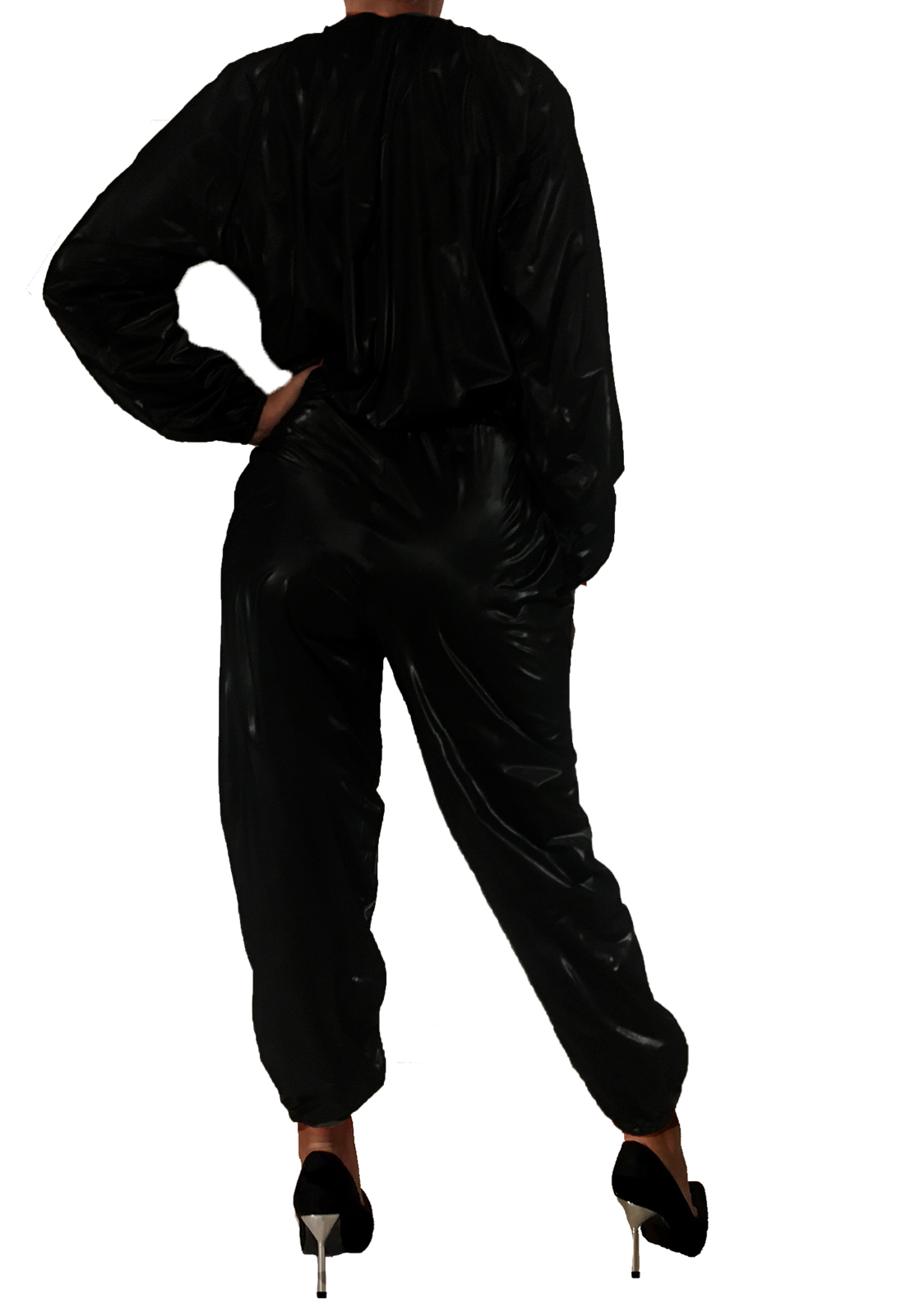 PVC-Anzug - Schwarz
