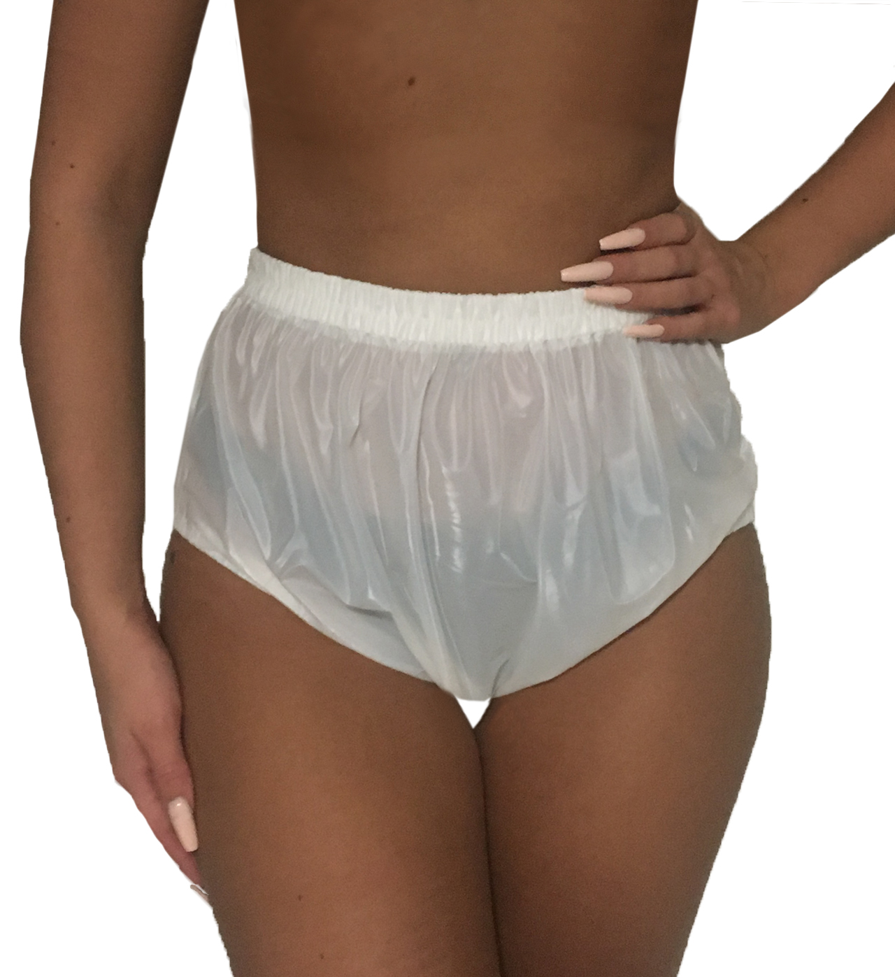 Inkontinenzhose, genäht - Weiß