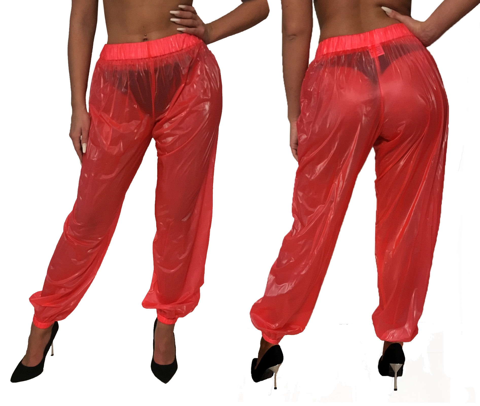 PVC-Schwitzhose - Rot