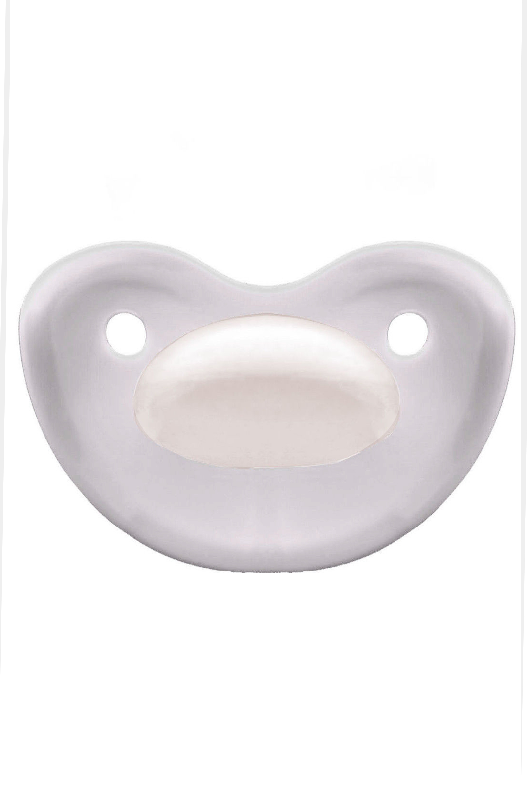 Adult Baby Schnuller mit Schleife - Weiß