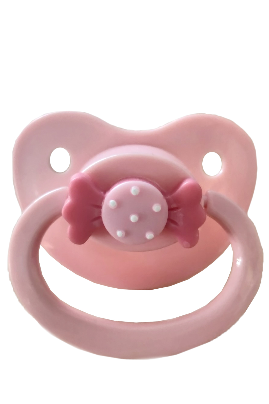 Adult Baby Schnuller mit Schleife - Rosa