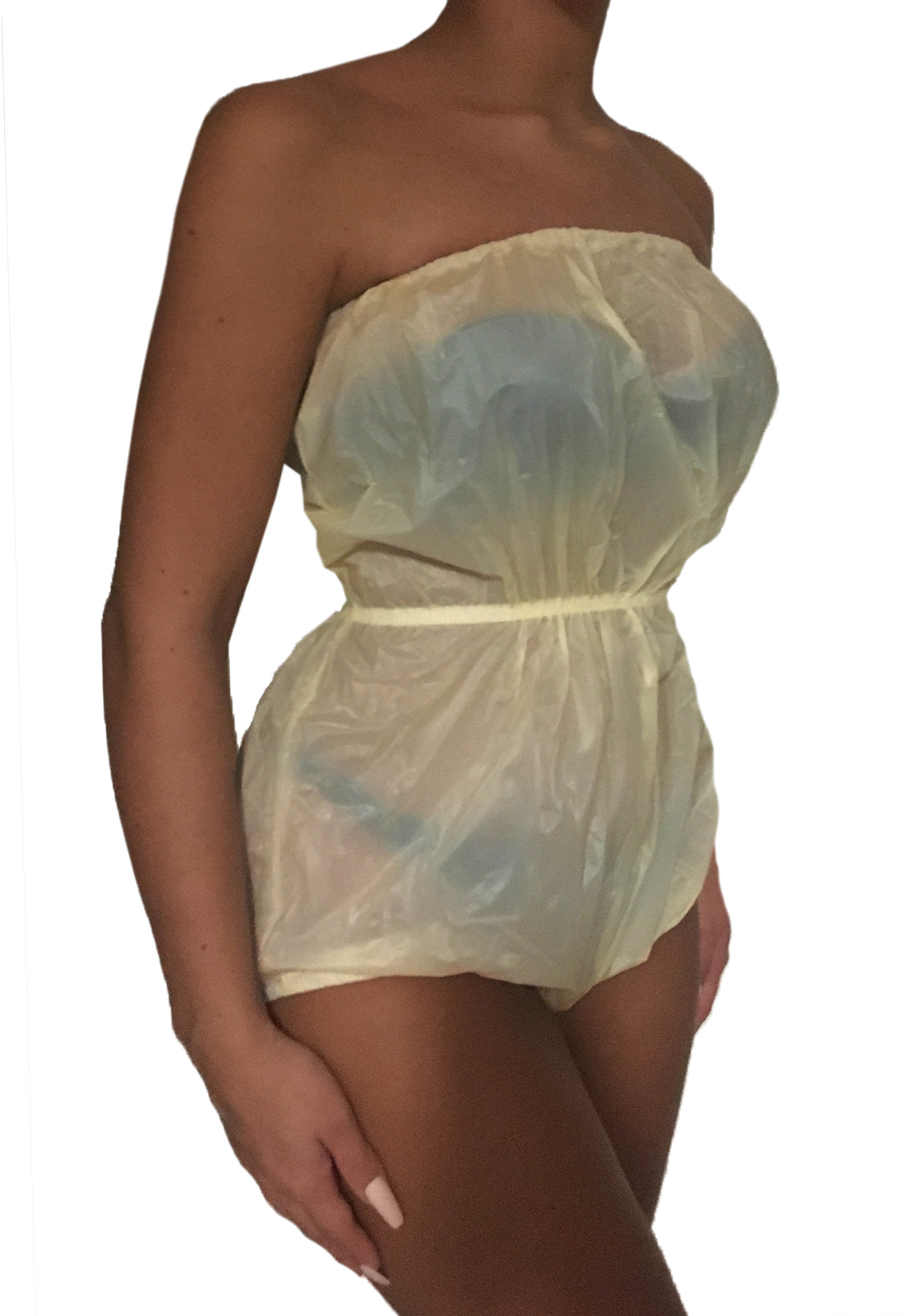 Protective trousers chest high (yellow)