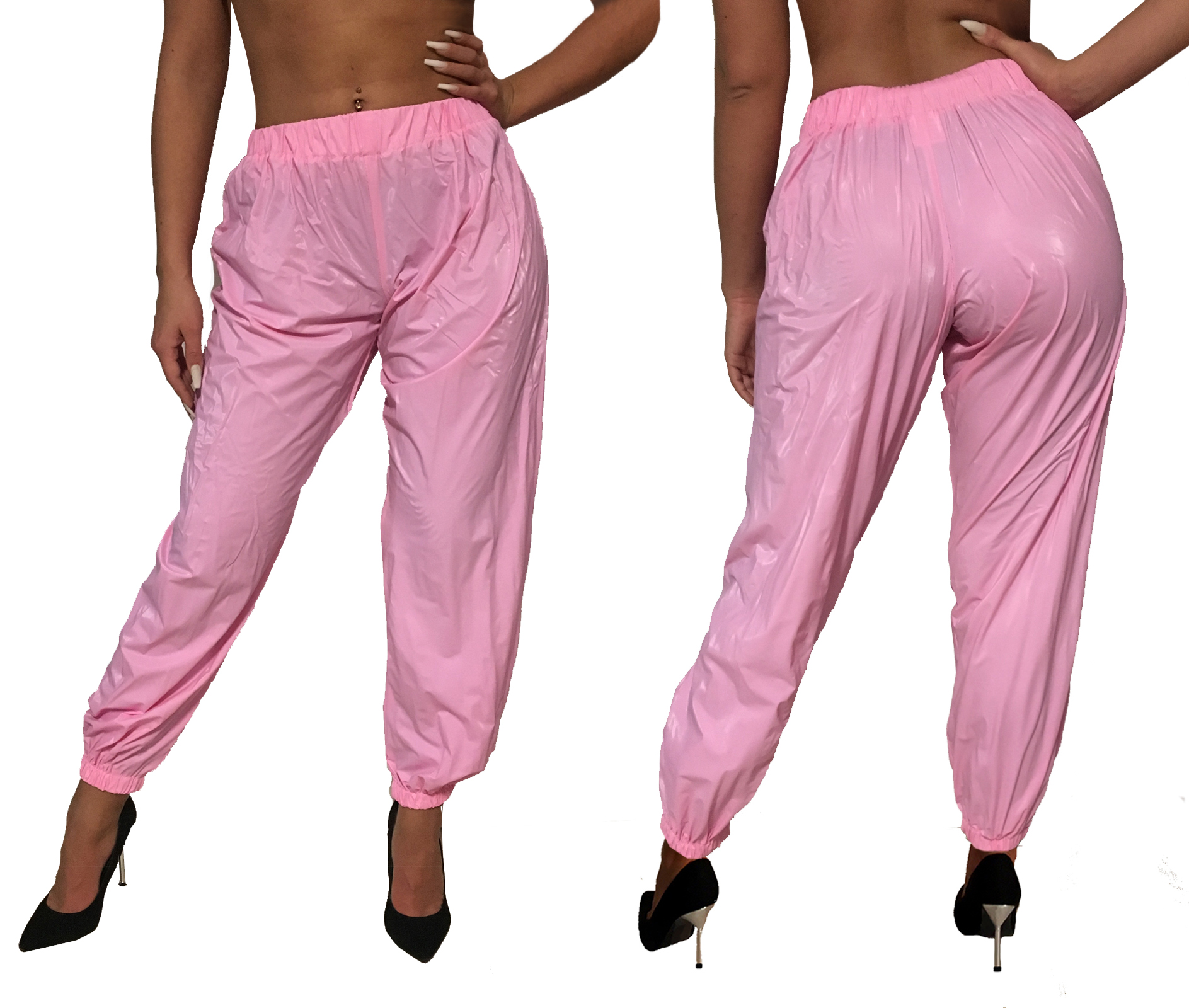 PVC-Schwitzhose - Pink