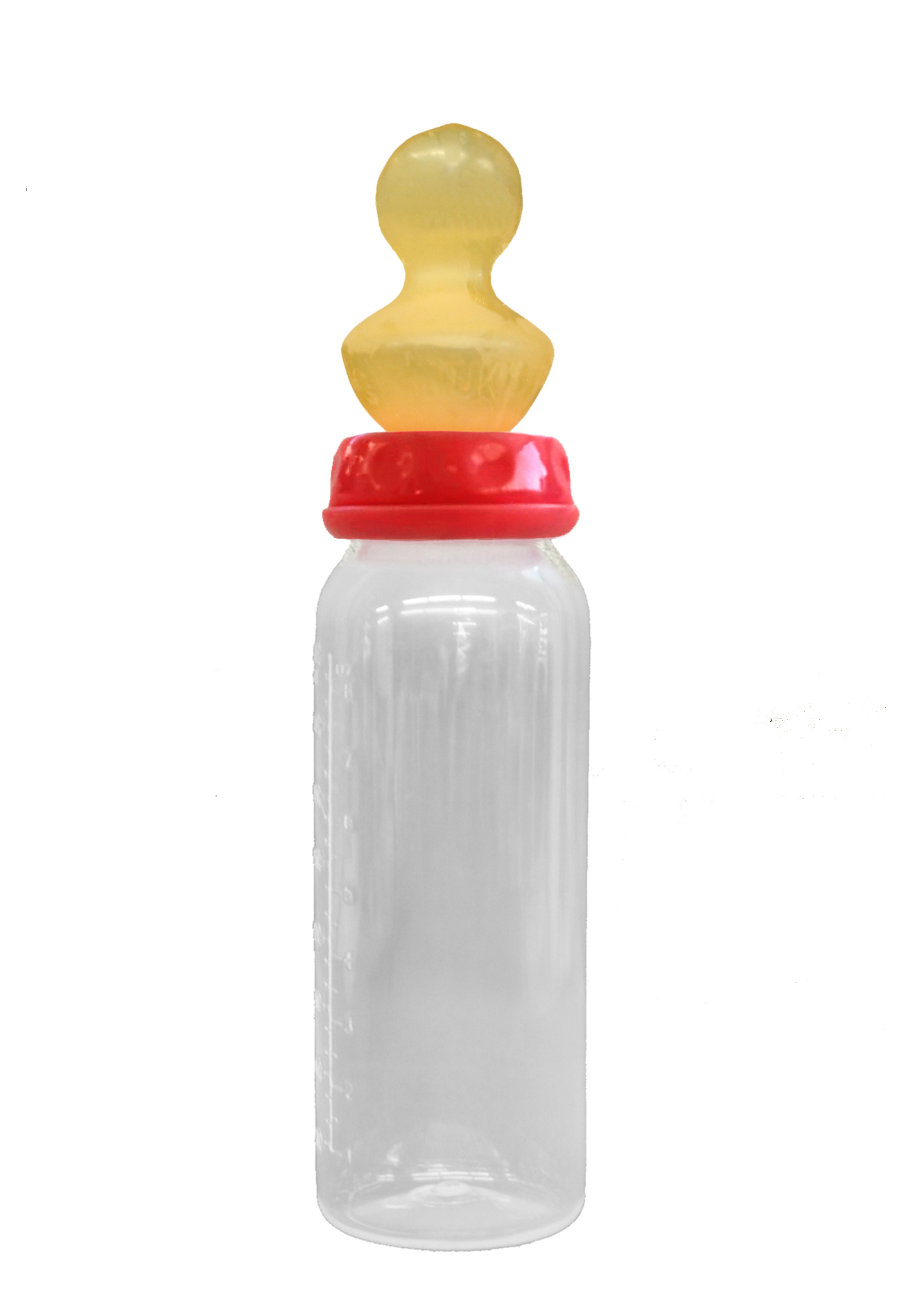 Adult Baby Nuckelflasche für Erwachsene mit NUK Sauger - Rot