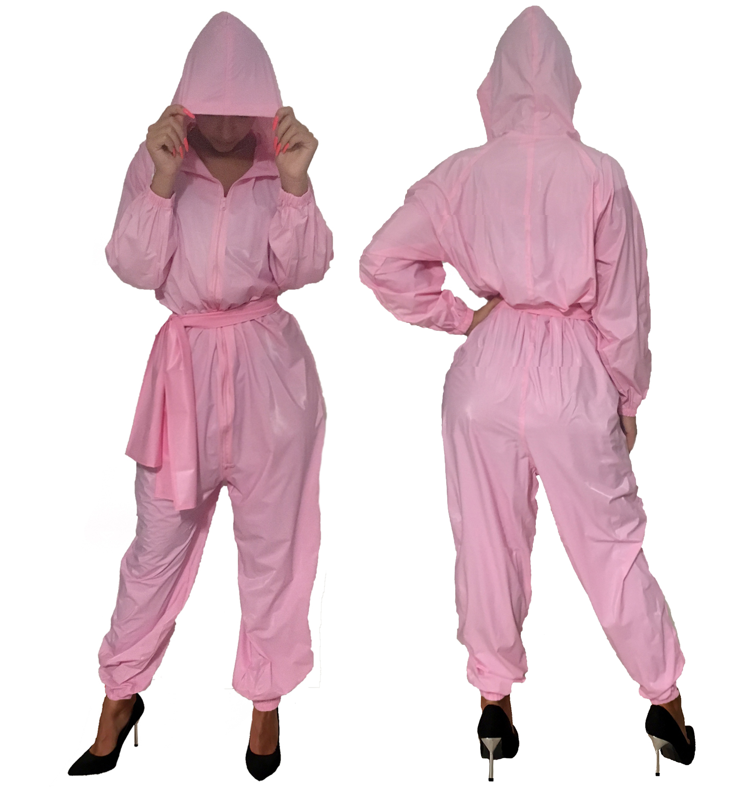 PVC-Spielanzug-Hoody - Pink