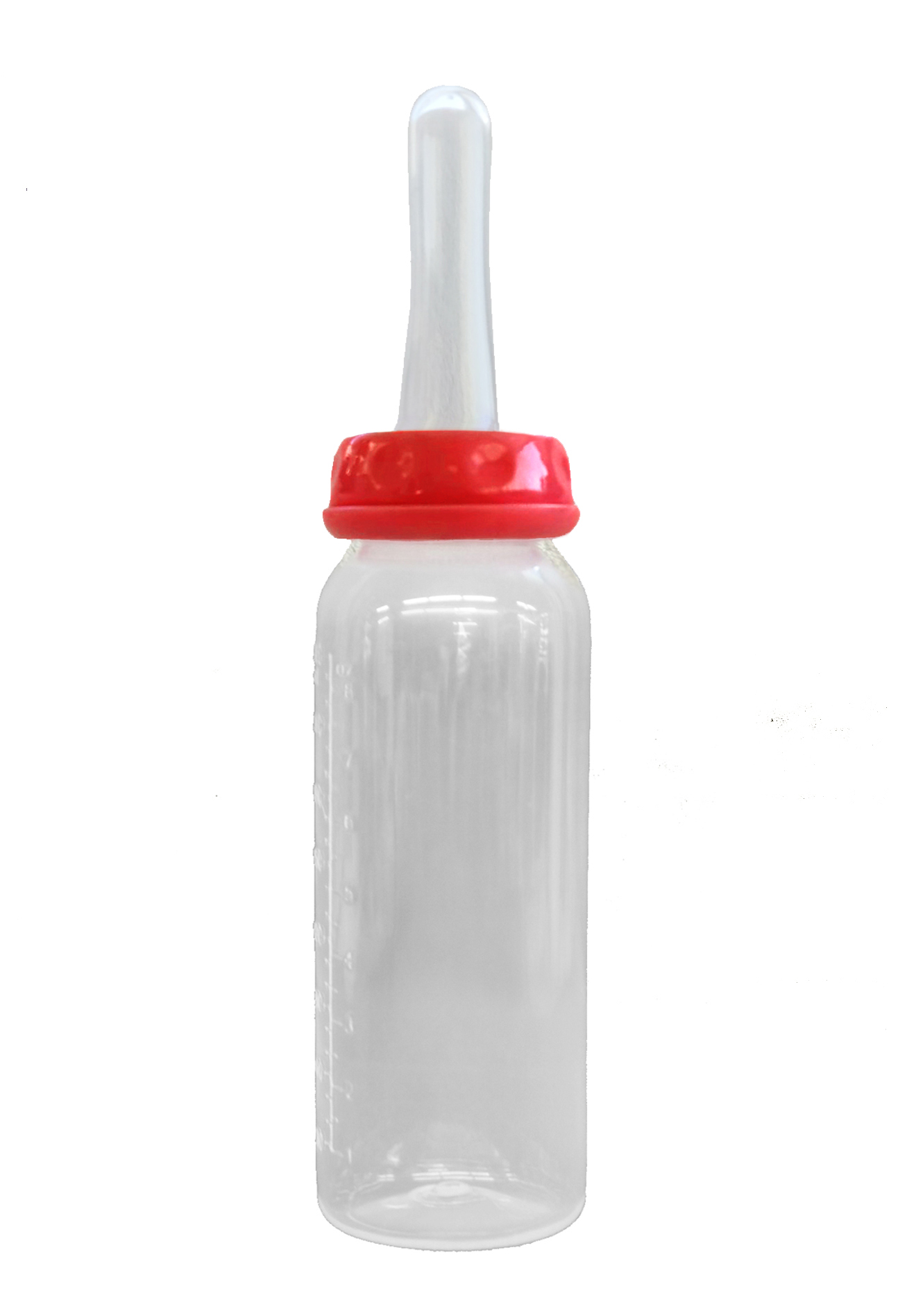 Adult Baby Nuckelflasche für Erwachsene mit Silikonsauger - Rot