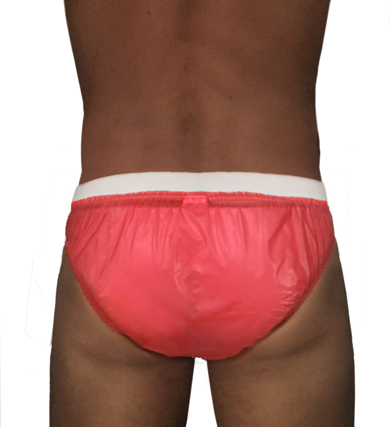 PVC-Schutzhose Herren Gummi - Rot