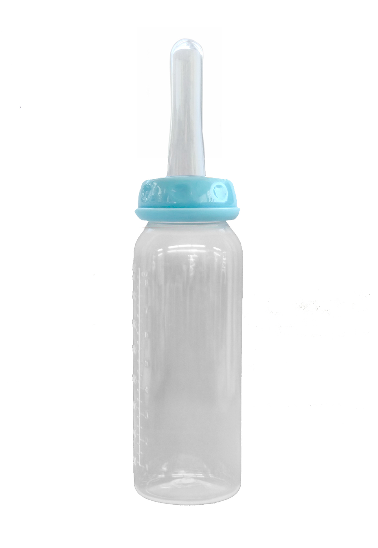 Adult Baby Nuckelflasche für Erwachsene mit Silikonsauger - Hellblau