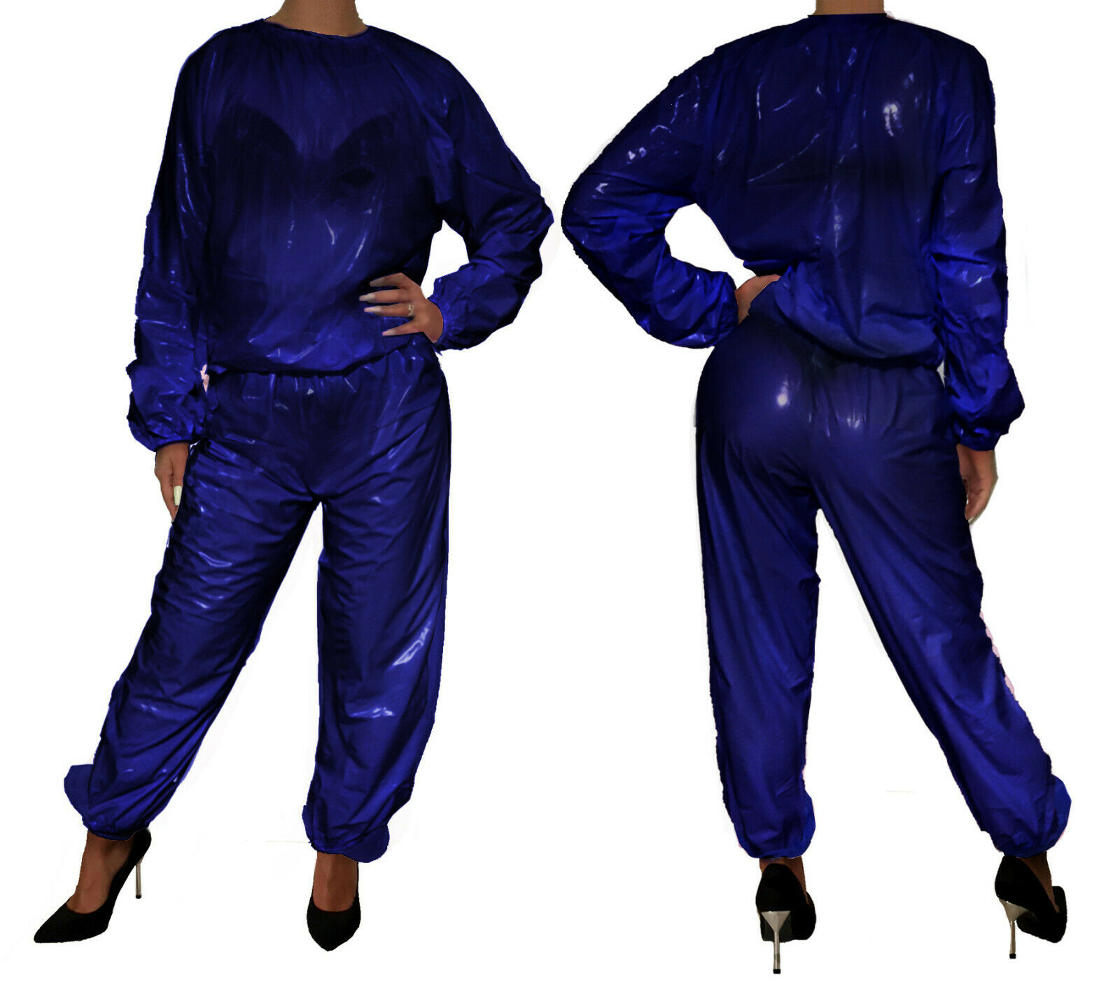 PVC-Spielanzug - Ultramarinblau (Lack)
