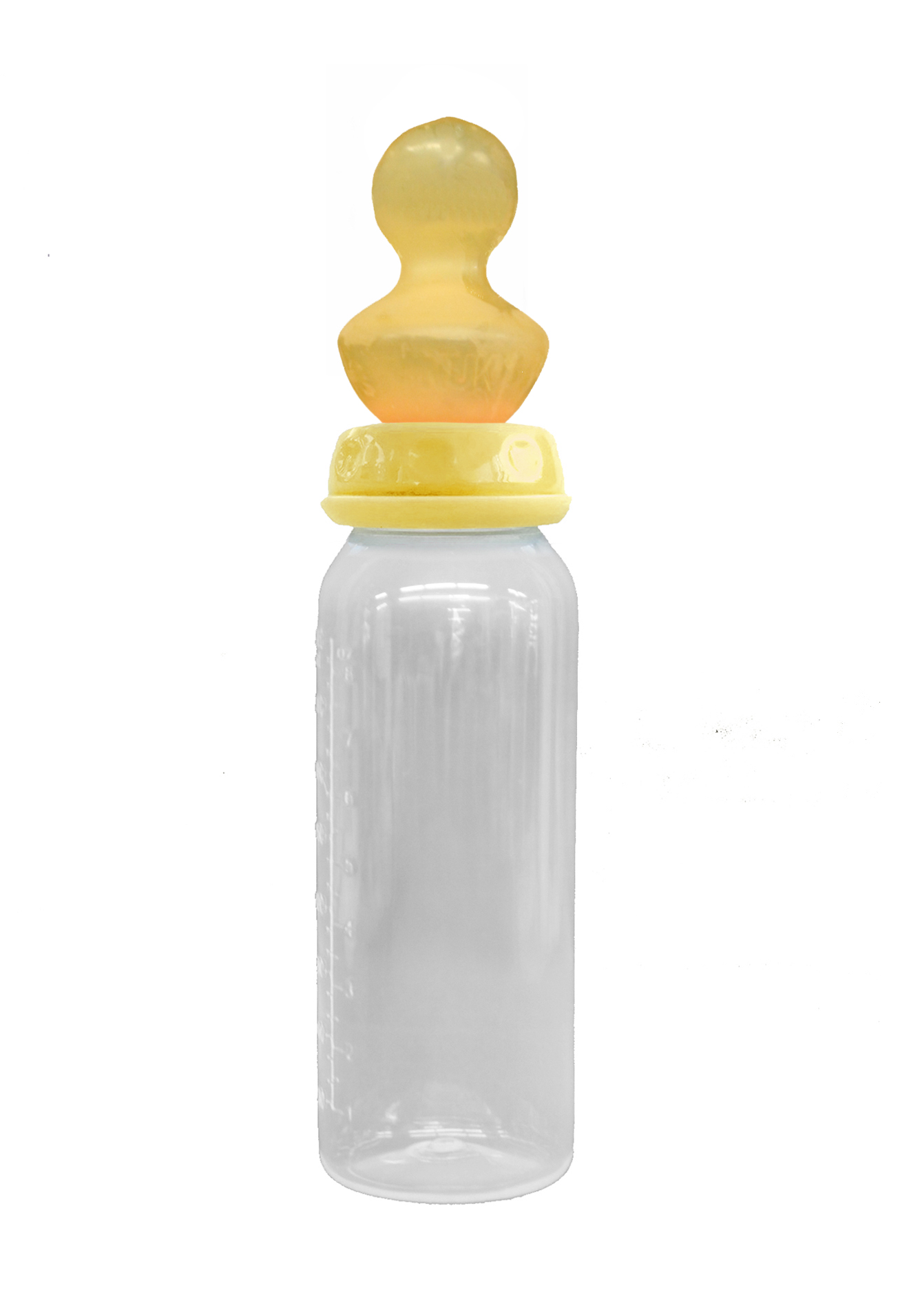 Adult Baby Nuckelflasche für Erwachsene mit NUK Sauger - Gelb