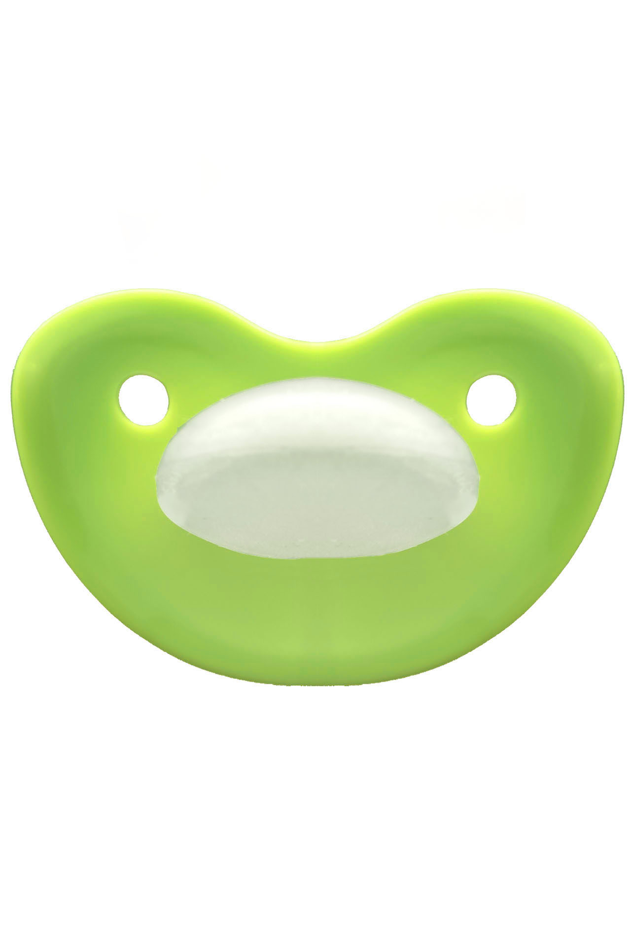 Adult Baby Schnuller "extra groß" - Grün/ weiß