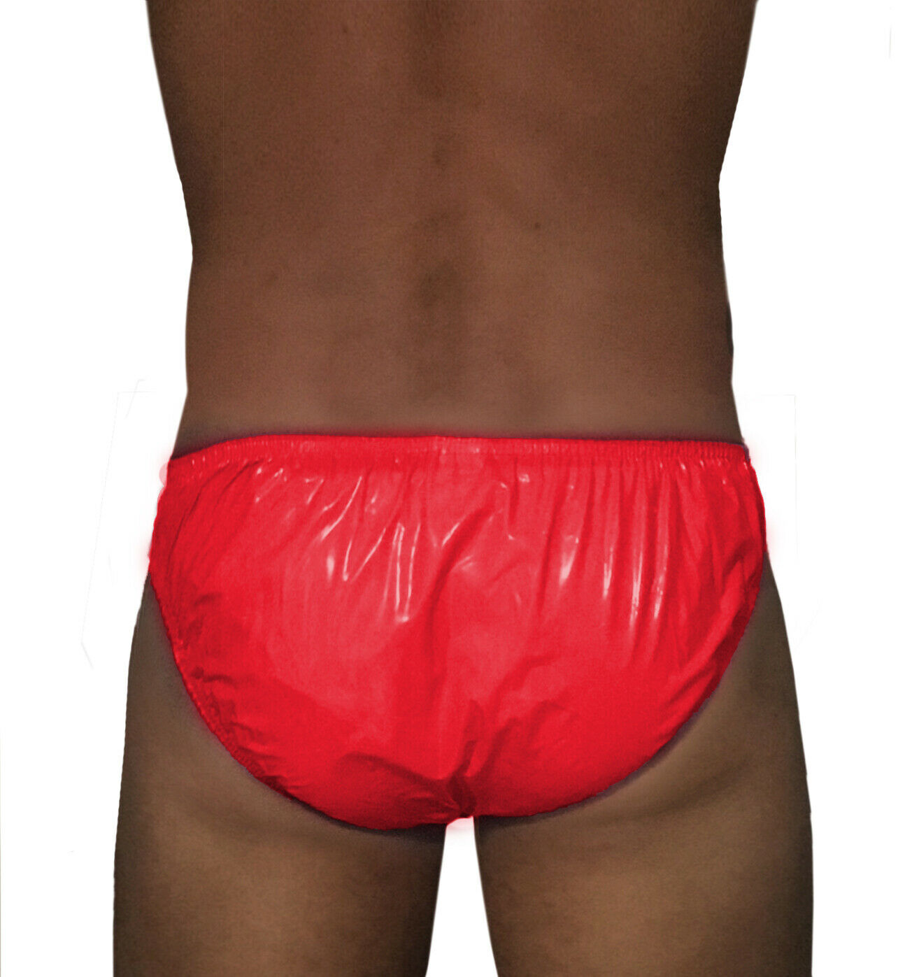 PVC-Slip Herren - Rot (Lack)