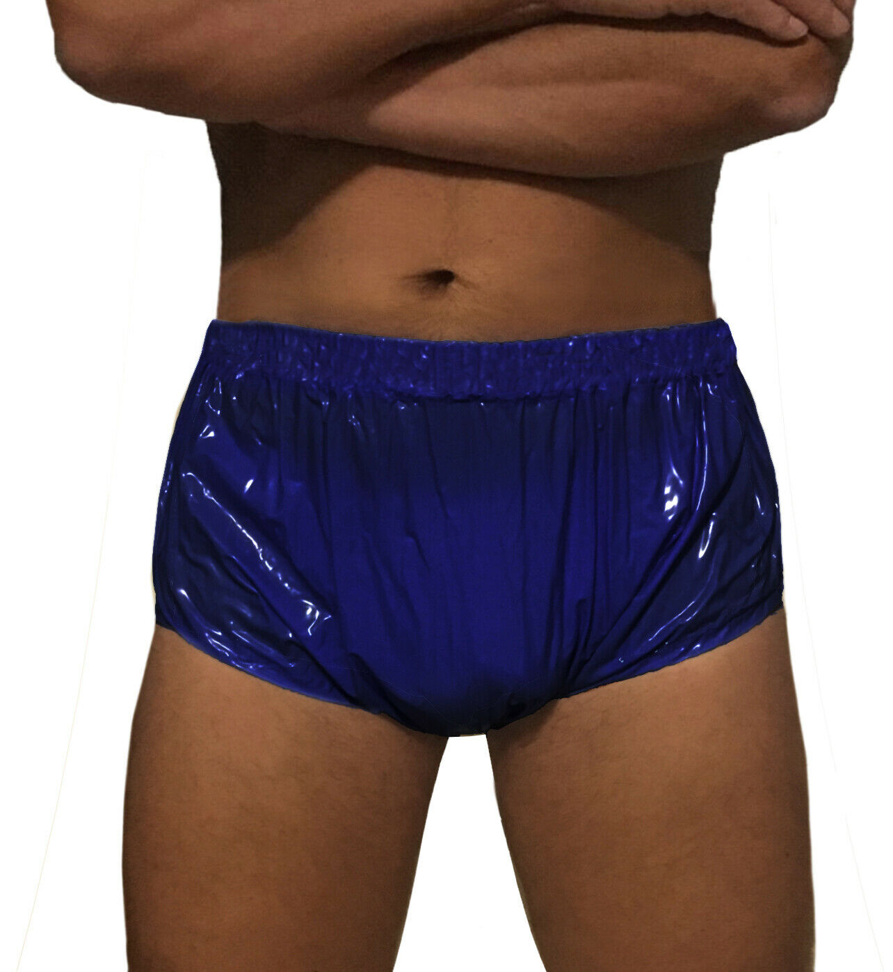 PVC-Windelhose, genäht - Ultramarinblau (Lack)