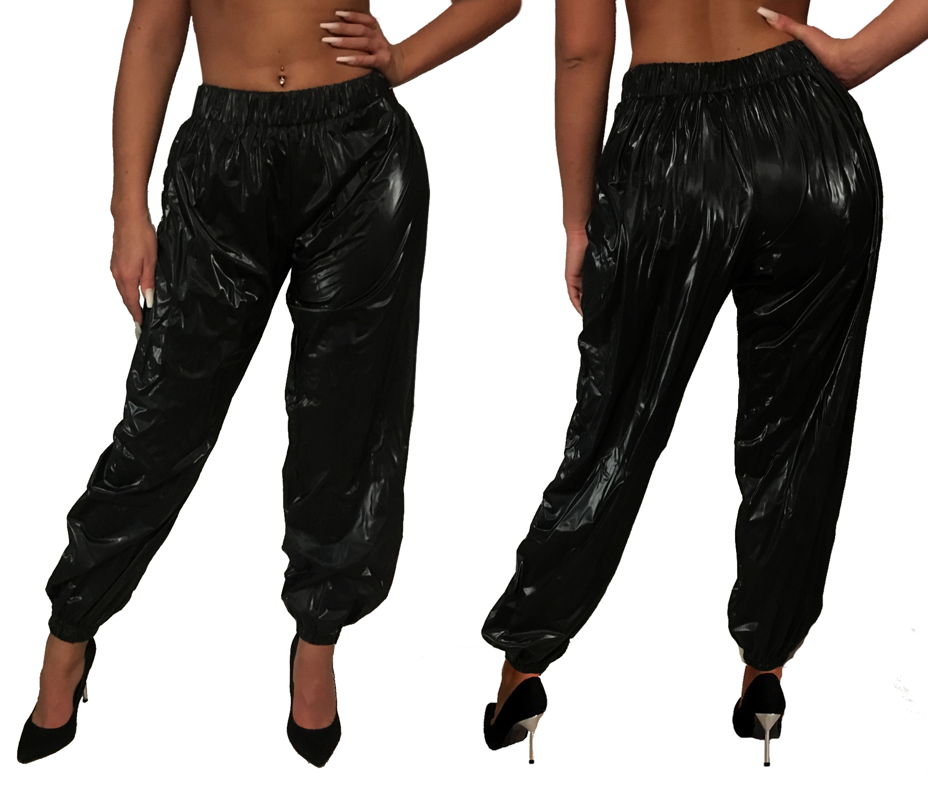 PVC-Schwitzhose - Schwarz