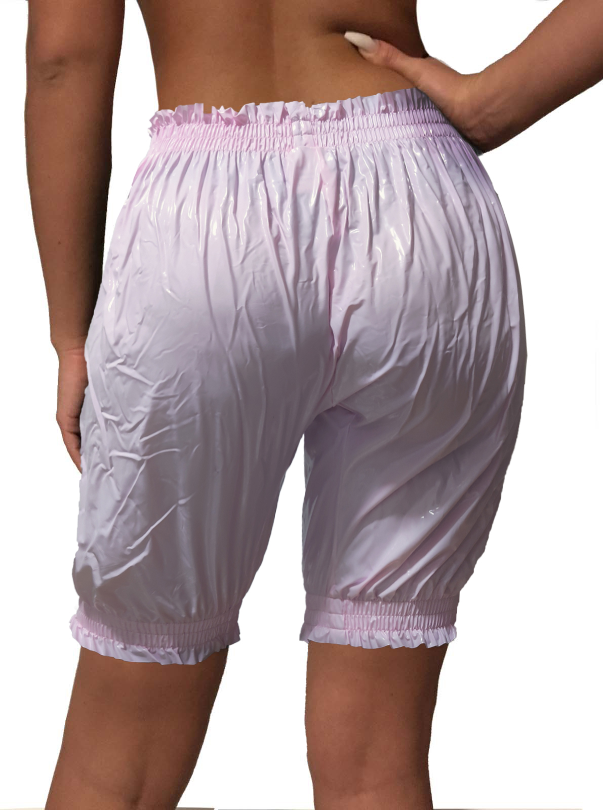 PVC-Schwitzhose Knielang - Pink