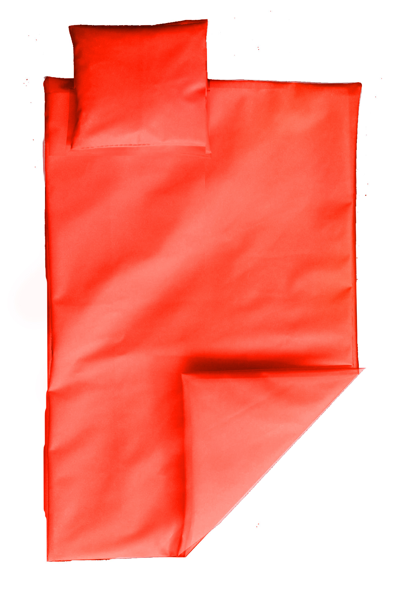 PVC bed set 135x200 cm (red)