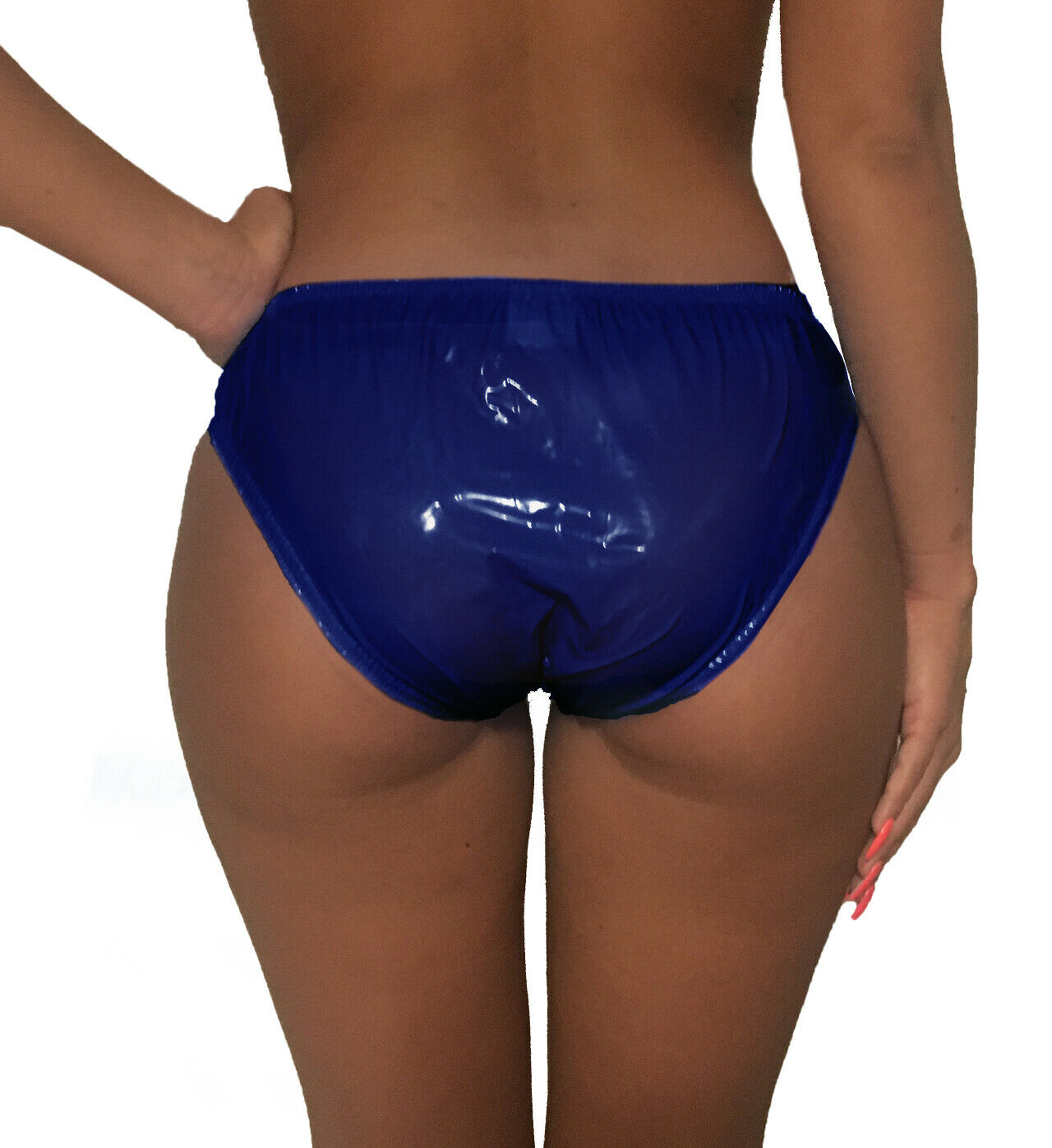 PVC-Schutzhose Damen - Ultramarinblau (Lack)