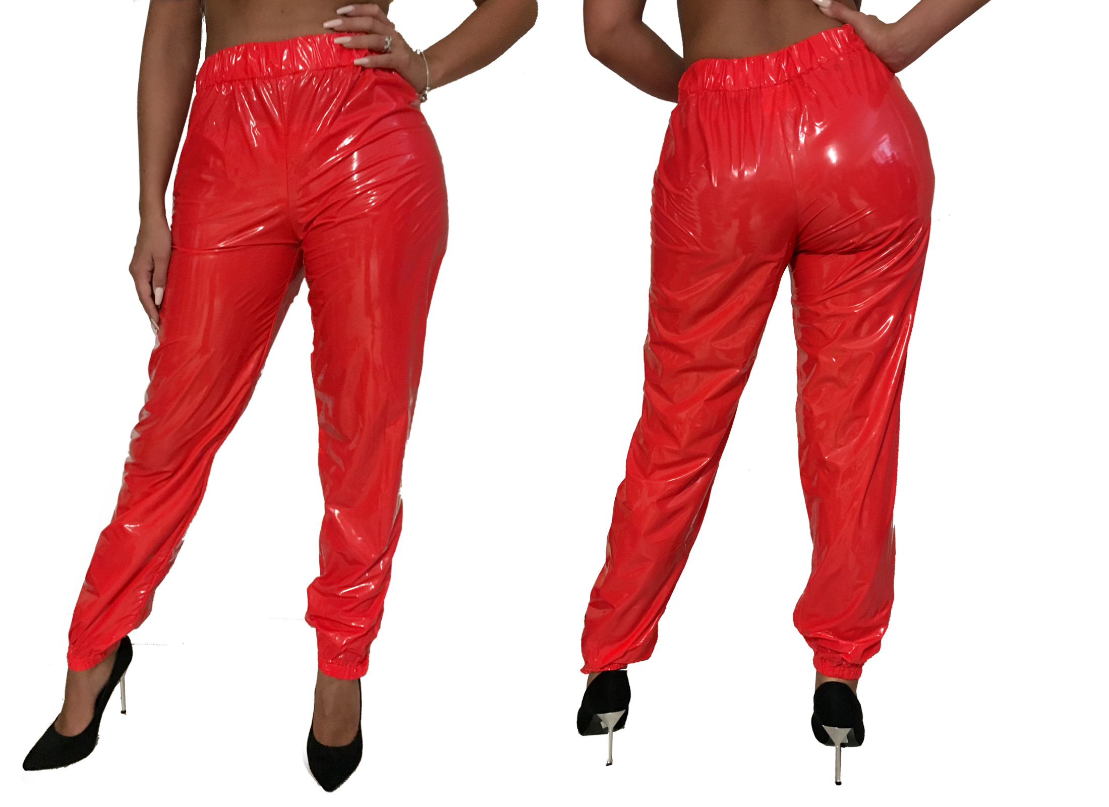PVC-Schwitzhose - Rot (Lack)