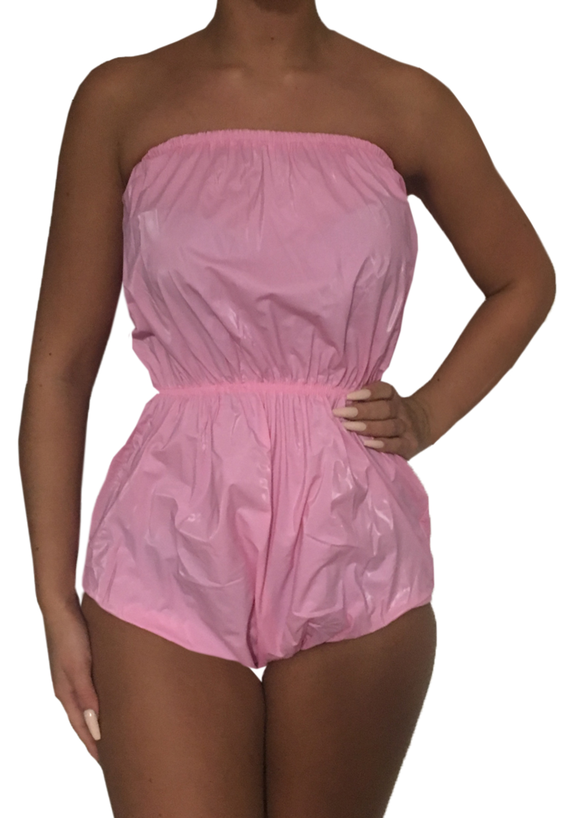 PVC-Brusthose - Pink