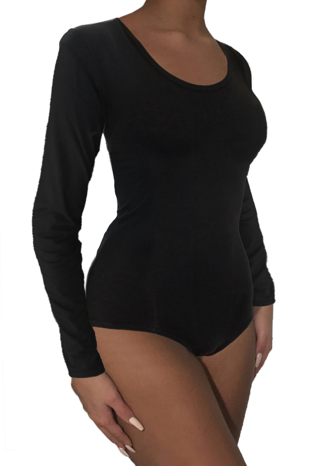 Care body long sleeve (black)