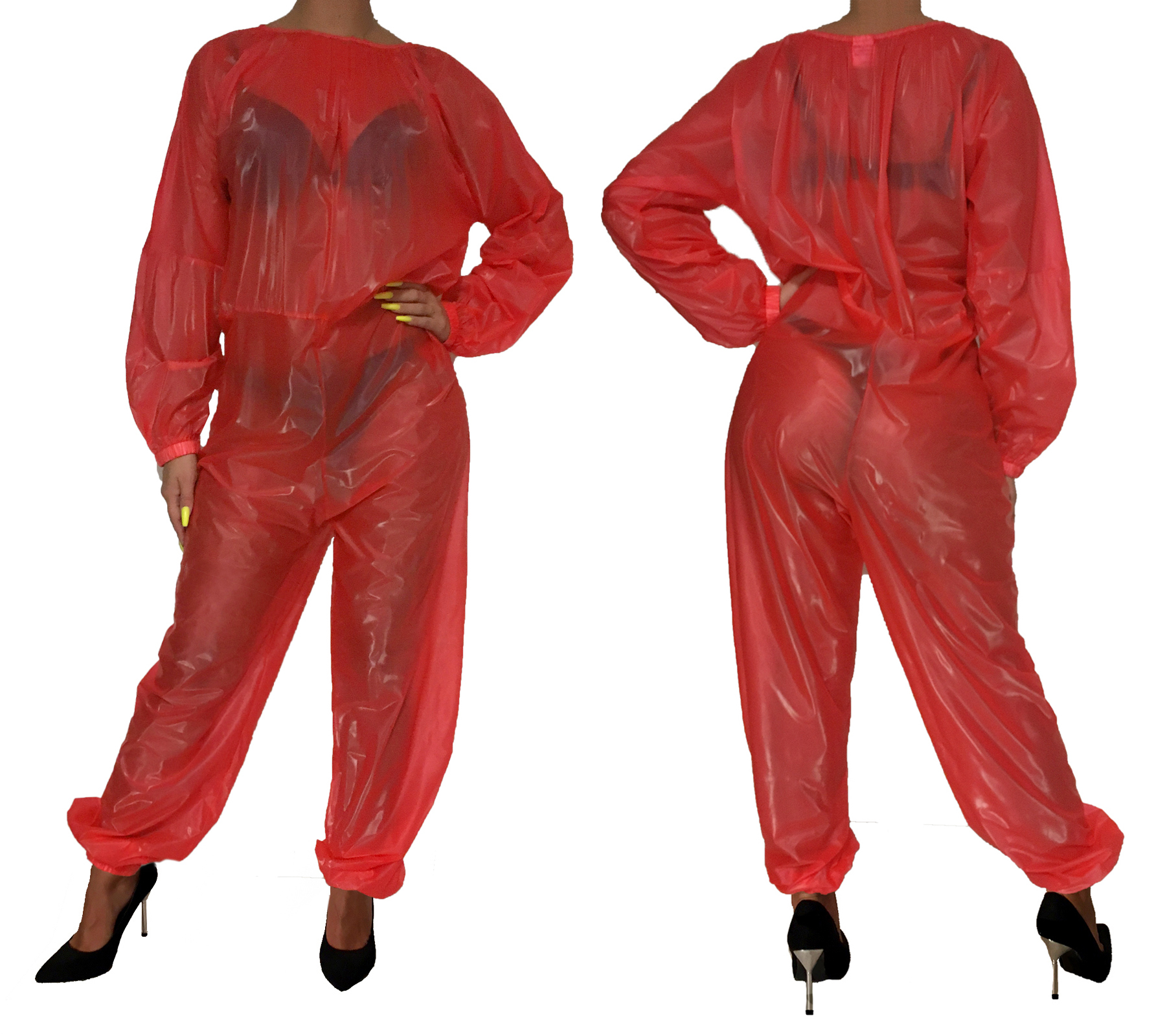PVC-Spielanzug - Rot