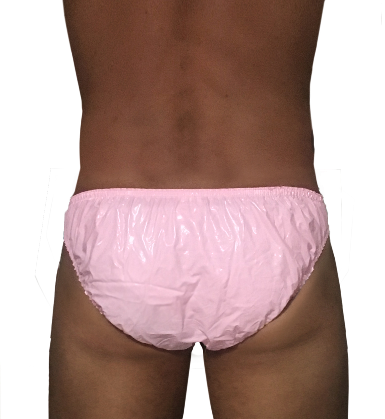 PVC-Slip Herren - Rosa (Lack)