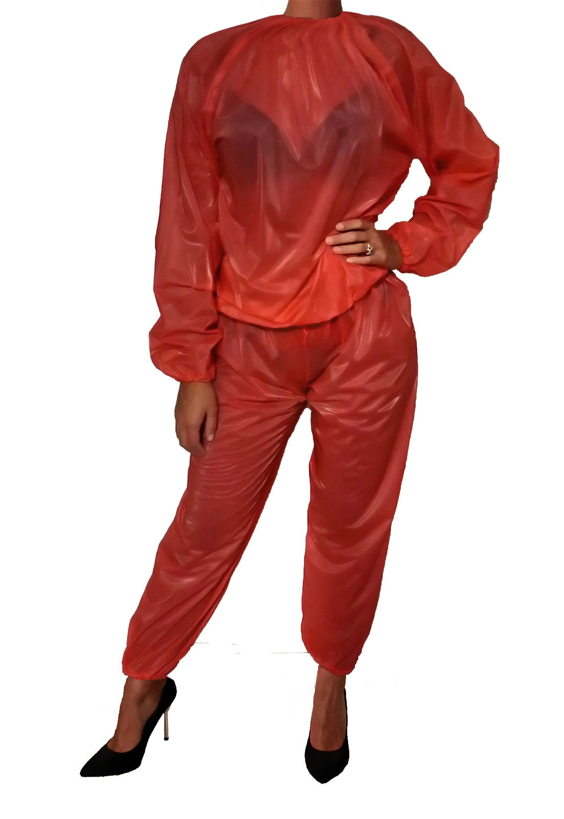 PVC-Anzug - Rot