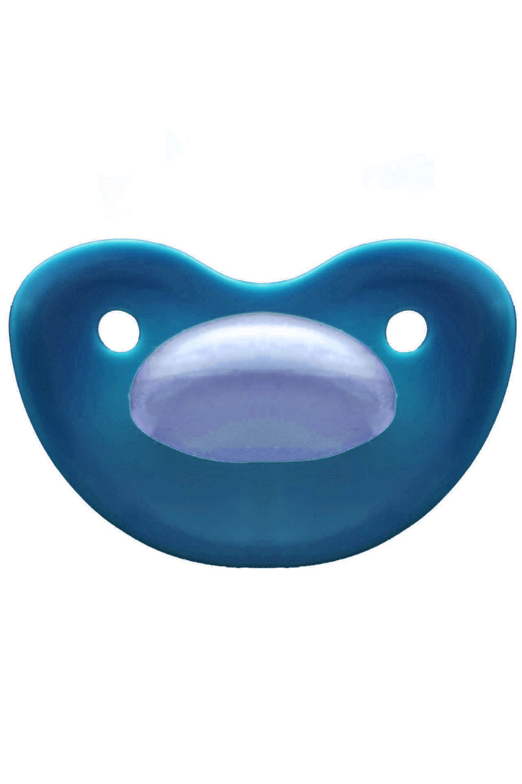 Adult Baby Schnuller mit Schleife - Blau