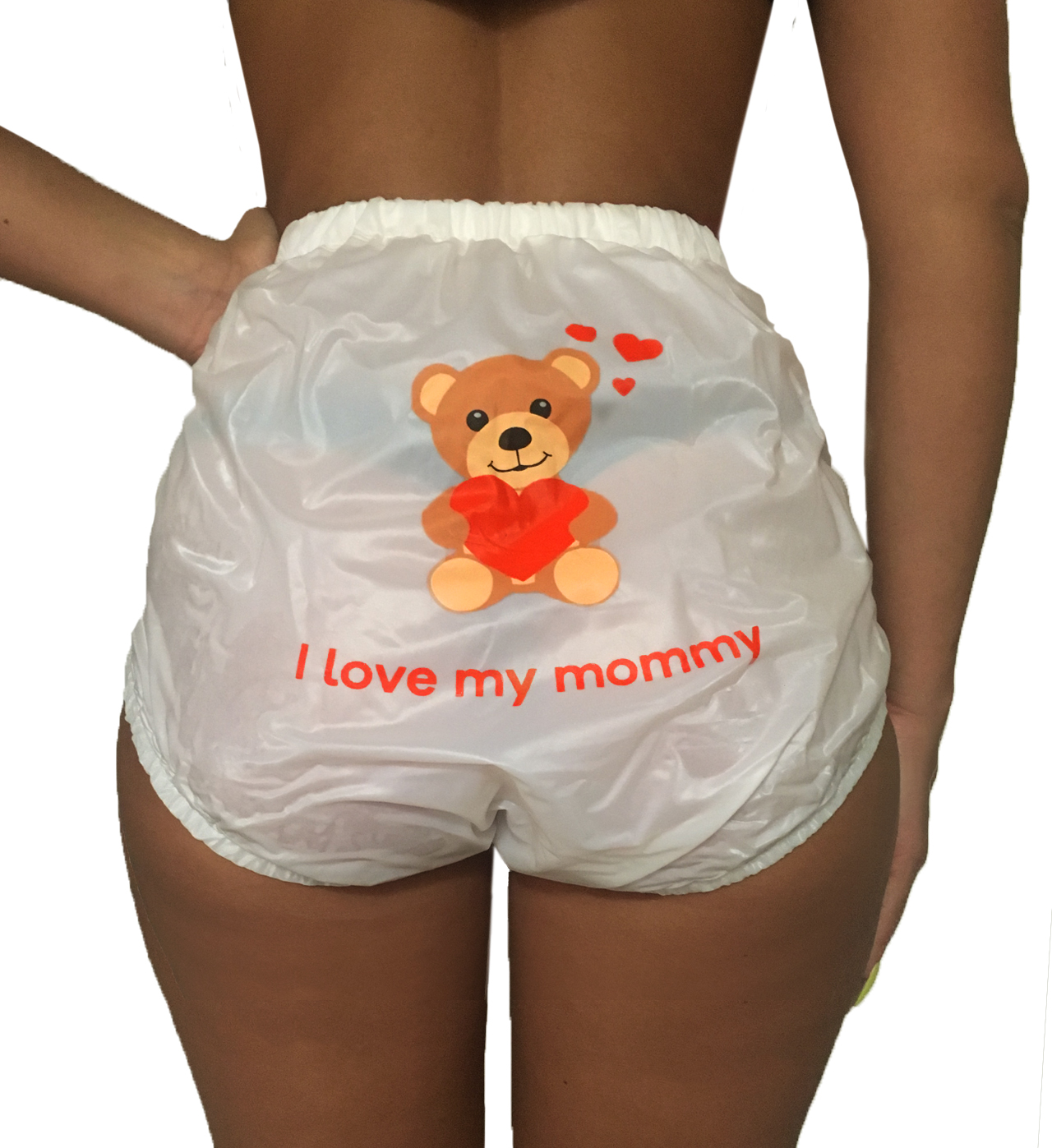 PVC-Schutzhose geknöpft "Teddy" - Weiß