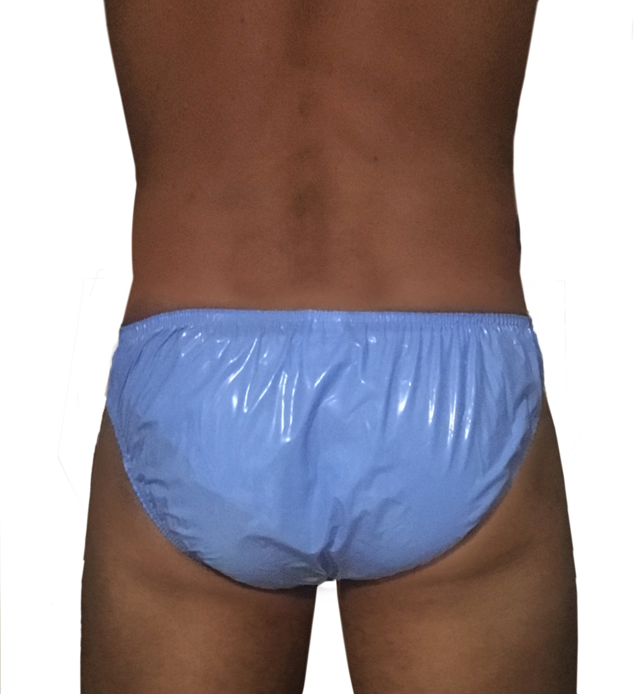 PVC-Slip Herren - Hellblau (Lack)