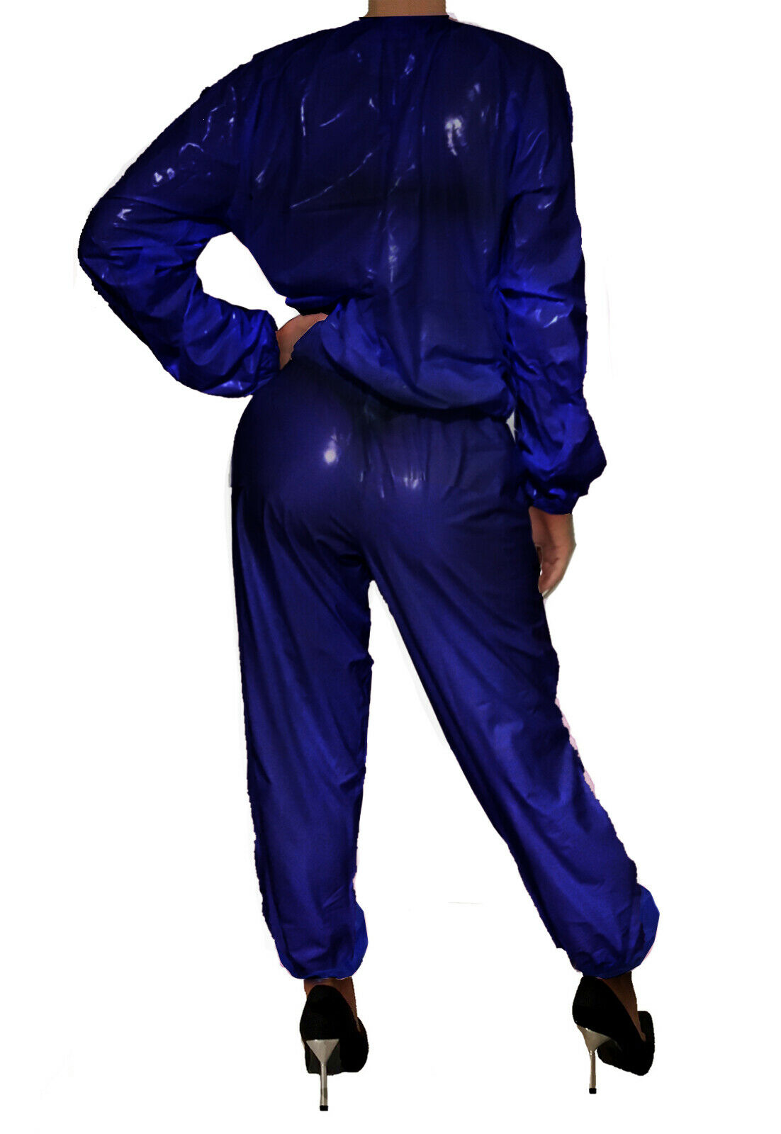 PVC-Anzug - Ultramarinblau (Lack)