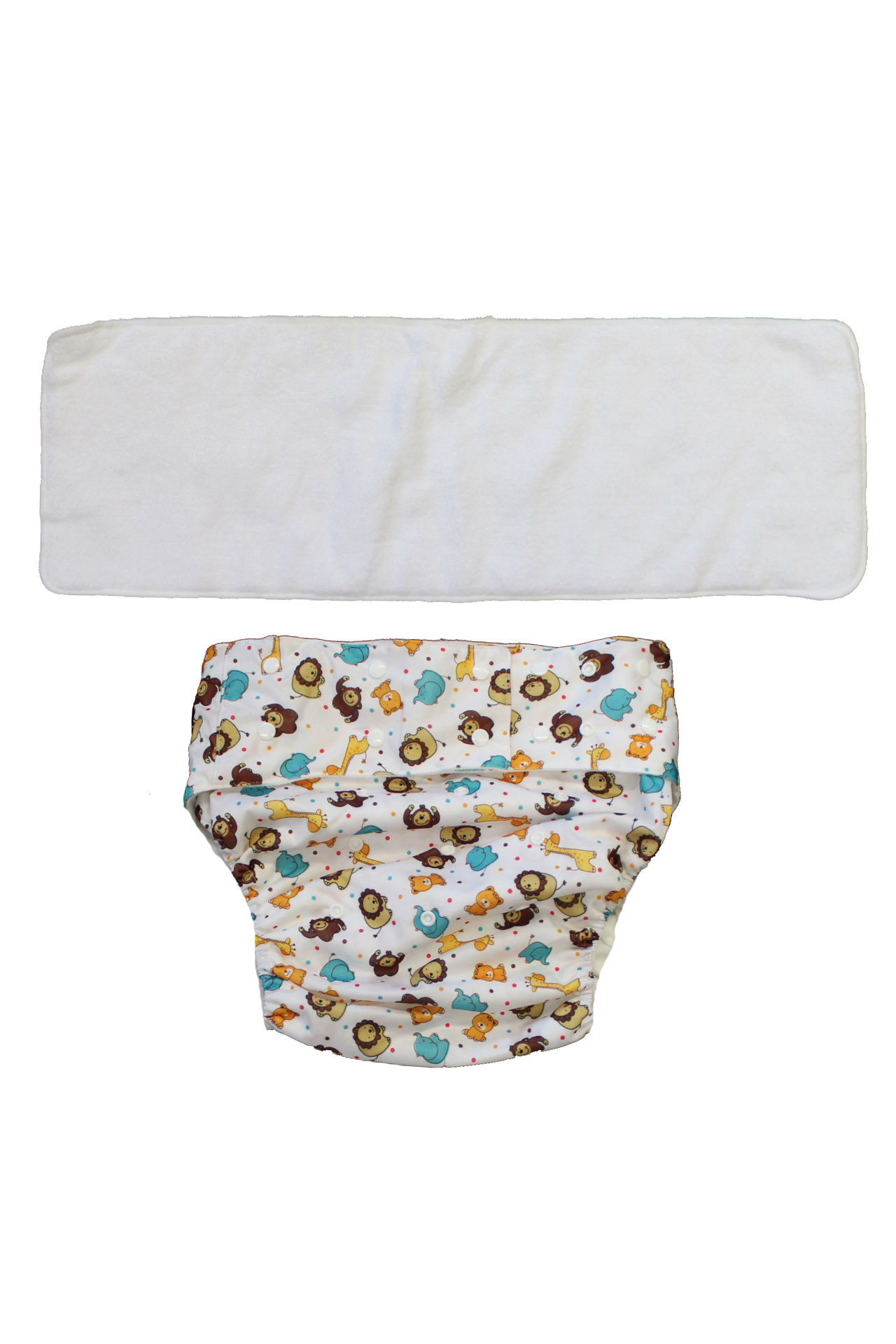 Waschbare Windelhose für Erwachsene - "Animals"