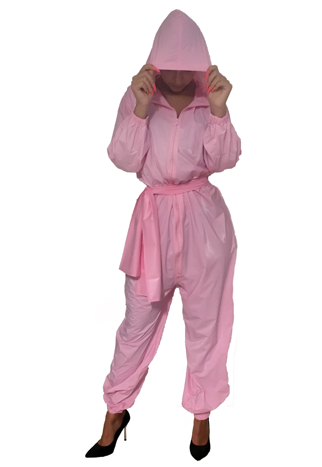 PVC-Spielanzug-Hoody - Pink