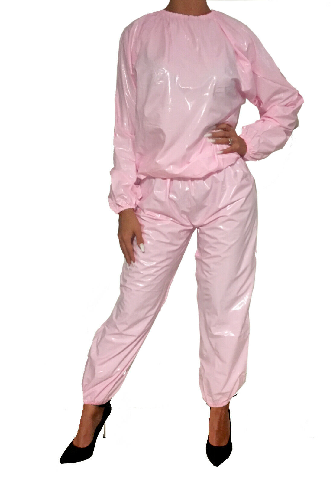PVC-Spielanzug - Rosa (Lack)