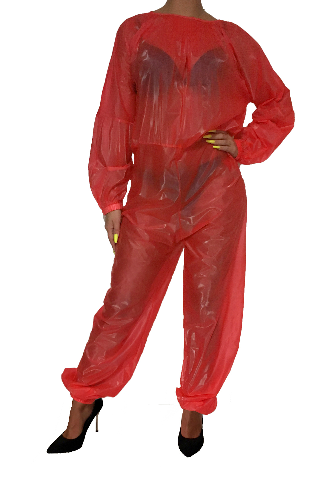 PVC-Spielanzug - Rot