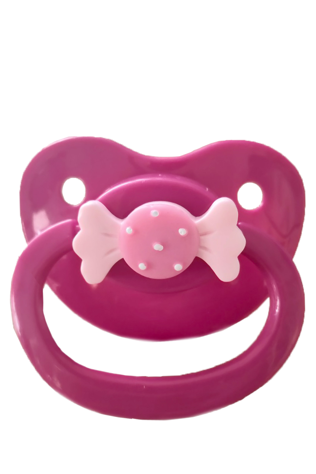 Adult Baby Schnuller mit Schleife - Pink