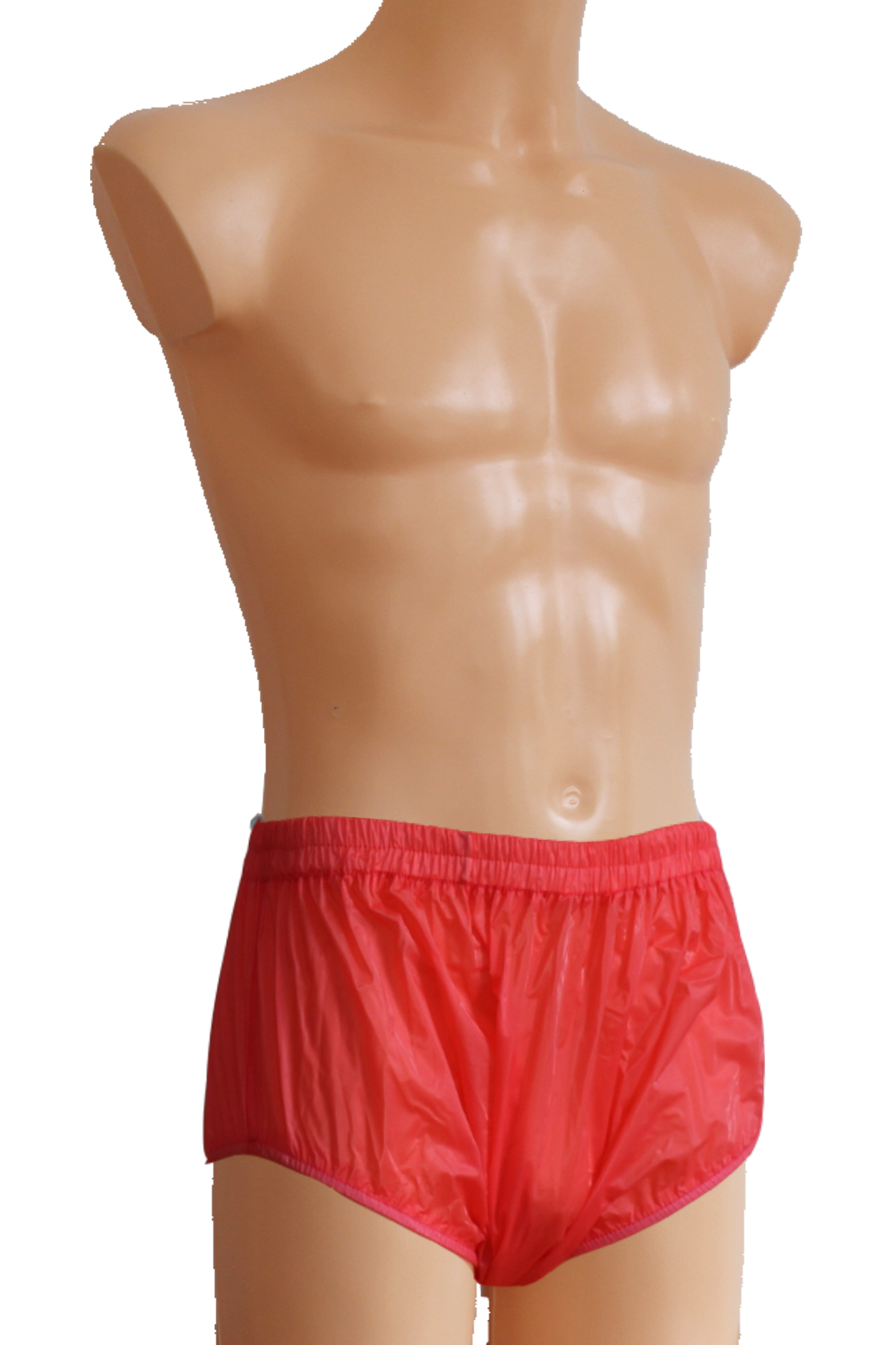 PVC Diaper Pants (Red)