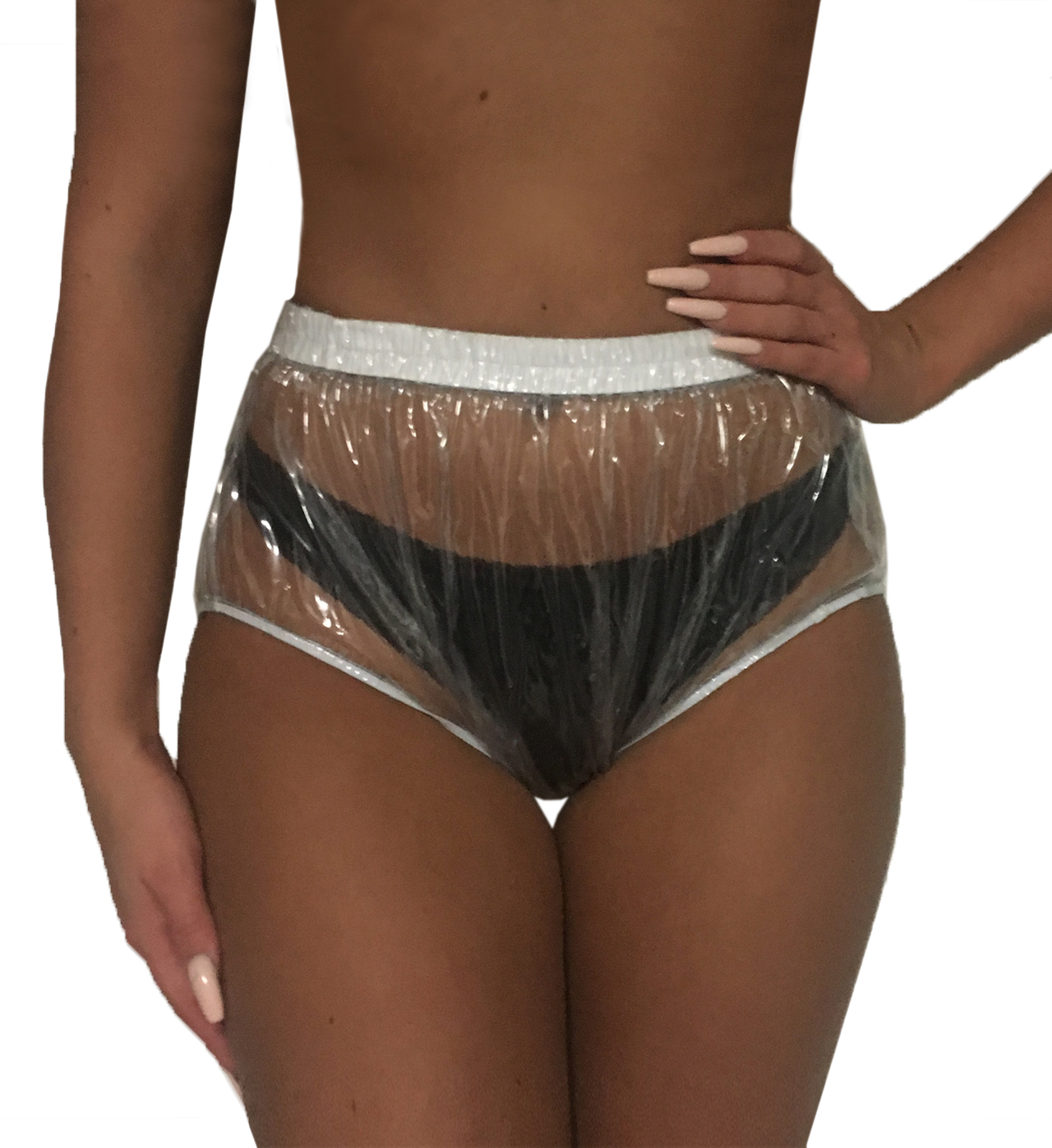 Inkontinenzhose, genäht - Transparent