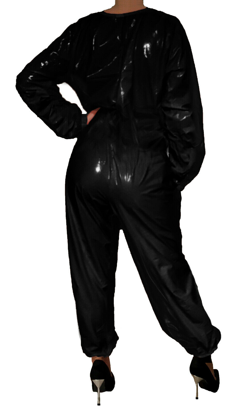 PVC-Spielanzug - Schwarz (Lack)