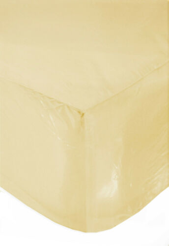 PVC bed sheet 140x200x30 cm - yellow (lacquer)