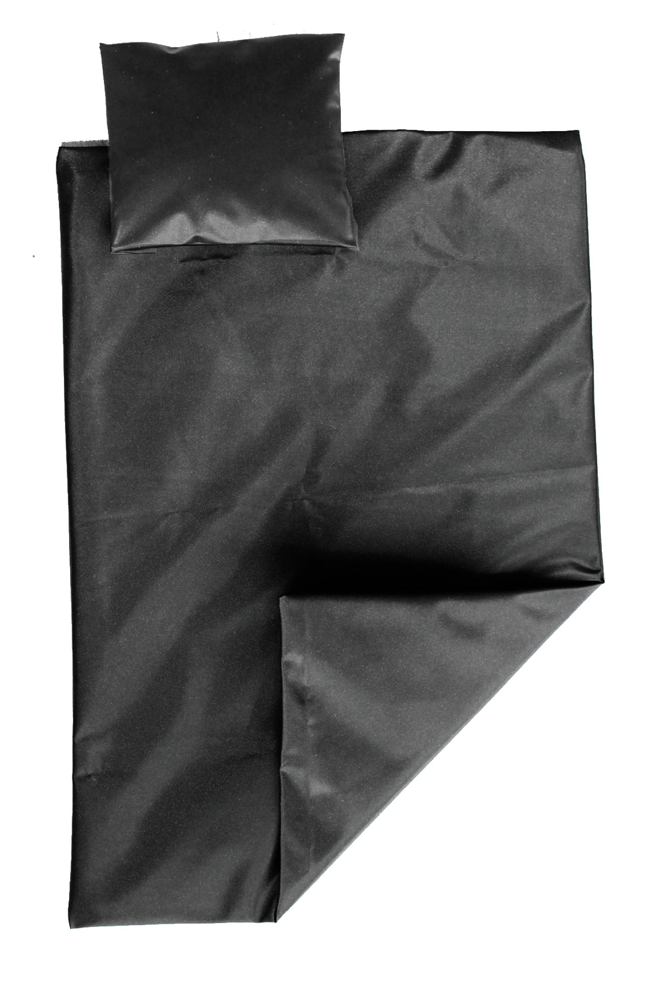 PVC bed set 135x200 cm (black)
