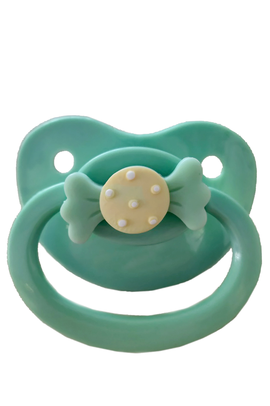 Adult Baby Schnuller mit Schleife - Grün