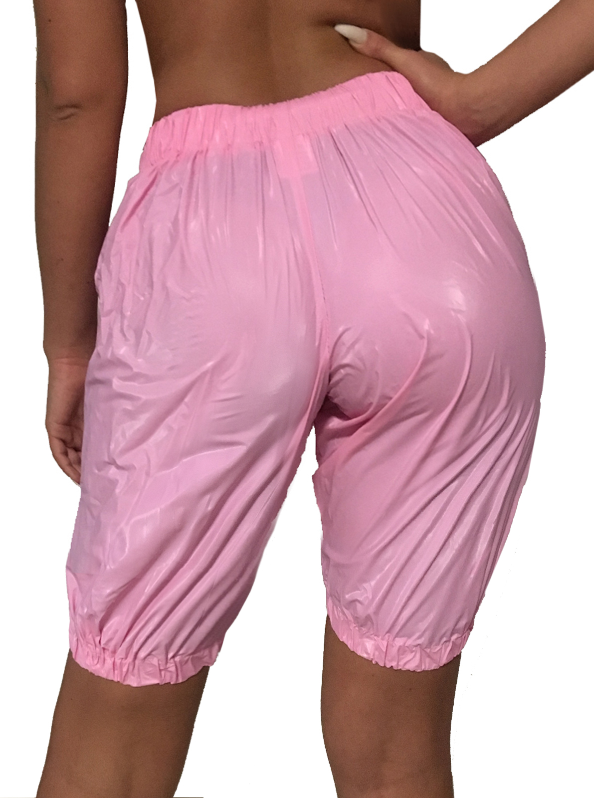 PVC-Hose Knielang - Pink