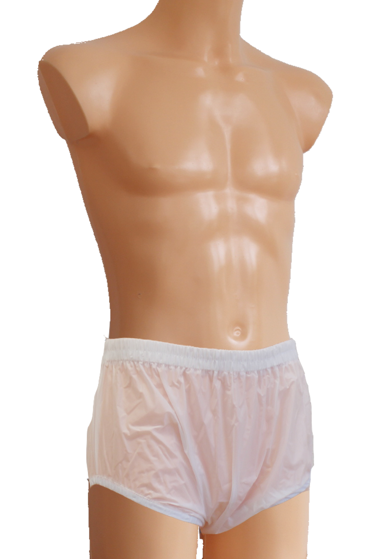 PVC Diaper Pants (White)