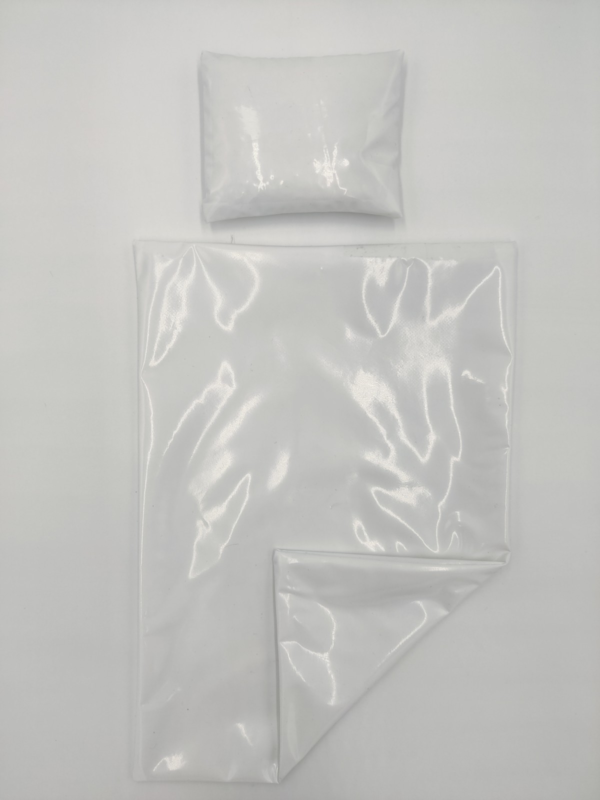 PVC bed set 135x200 cm - white (lacquer)