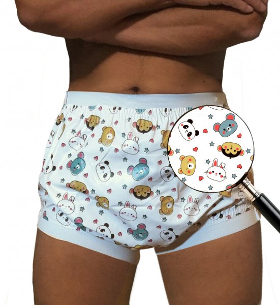 Incontinence briefs 0.15 mm "animal"