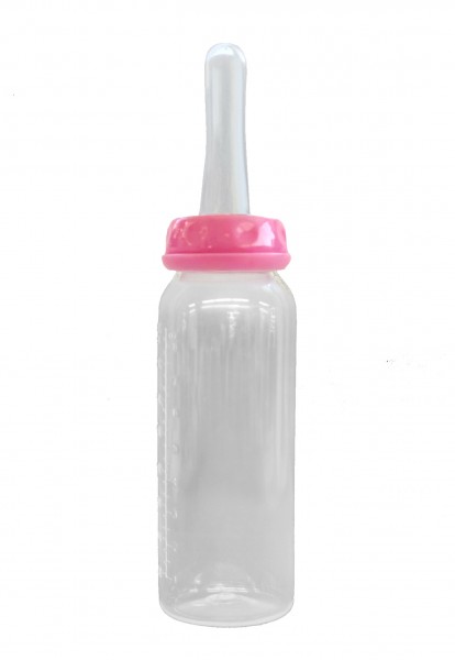 Adult Baby Nuckelflasche für Erwachsene mit Silikonsauger - Pink