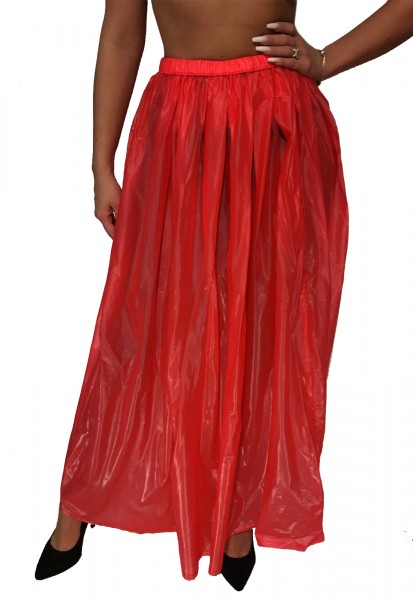 PVC skirt (red)